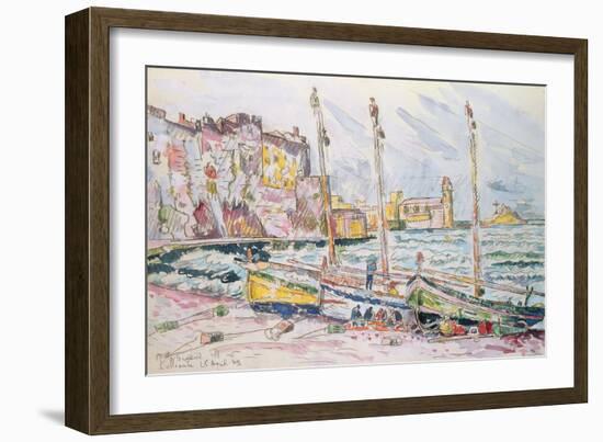 Collioure, 1929-Paul Signac-Framed Giclee Print