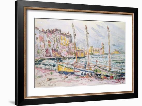 Collioure, 1929-Paul Signac-Framed Giclee Print