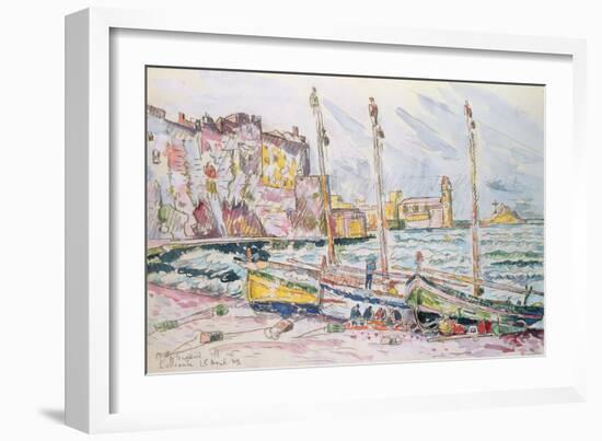 Collioure, 1929-Paul Signac-Framed Giclee Print