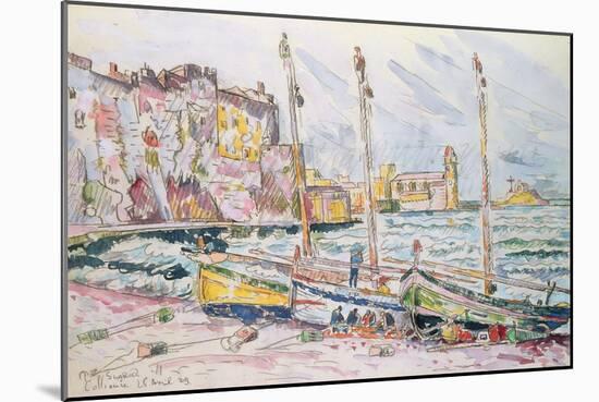 Collioure, 1929-Paul Signac-Mounted Giclee Print