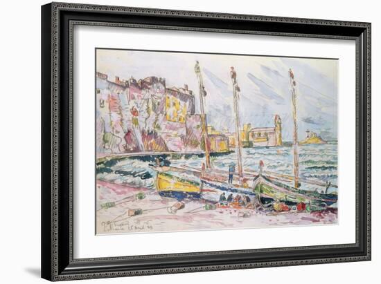 Collioure, 1929-Paul Signac-Framed Giclee Print