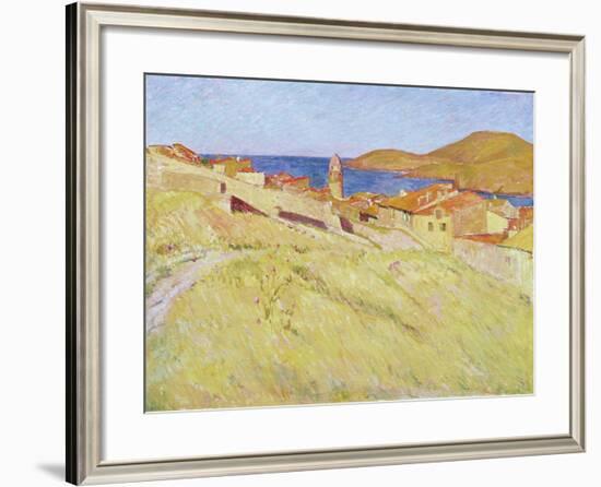 Collioure Landscape-Georges Daniel De Monfreid-Framed Giclee Print