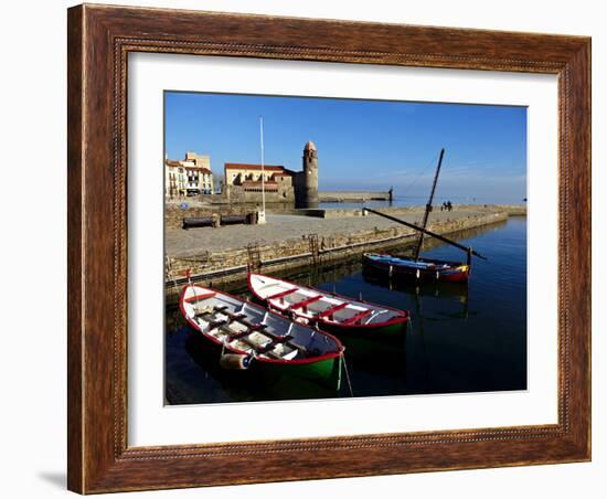 Collioure, Languedoc Roussillon, Cote Vermeille, France, Mediterranean, Europe-Mark Mawson-Framed Photographic Print