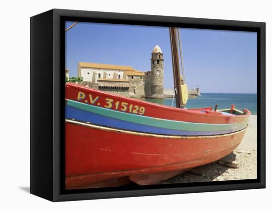 Collioure, Languedoc Roussillon, France, Mediterranean-Michael Busselle-Framed Premier Image Canvas