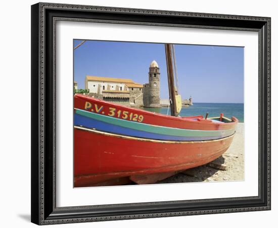 Collioure, Languedoc Roussillon, France, Mediterranean-Michael Busselle-Framed Photographic Print