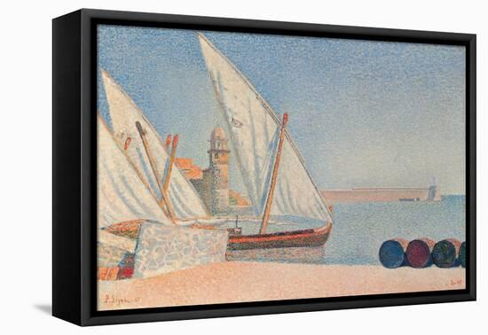 Collioure, Les Balancelles, 1887-Paul Signac-Framed Premier Image Canvas