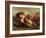 Collision of Moorish Horsemen, 1843-44-Eugene Delacroix-Framed Giclee Print