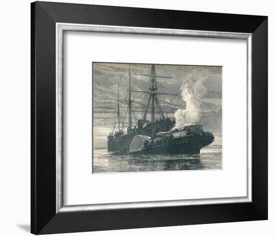 Collision of the 'Bywell Castle' with the 'Princess Alice', 1878 (1906)-J Nash-Framed Giclee Print