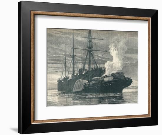 Collision of the 'Bywell Castle' with the 'Princess Alice', 1878 (1906)-J Nash-Framed Giclee Print