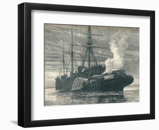 Collision of the 'Bywell Castle' with the 'Princess Alice', 1878 (1906)-J Nash-Framed Giclee Print