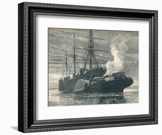 Collision of the 'Bywell Castle' with the 'Princess Alice', 1878 (1906)-J Nash-Framed Giclee Print