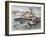 Collision on the Seine, Paris, 1897-F Meaulle-Framed Giclee Print