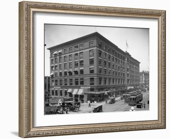 Colman Building, Seattle, 1916-Ashael Curtis-Framed Giclee Print