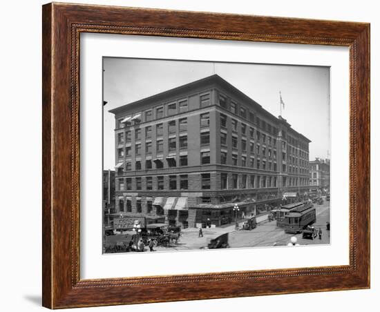 Colman Building, Seattle, 1916-Ashael Curtis-Framed Giclee Print