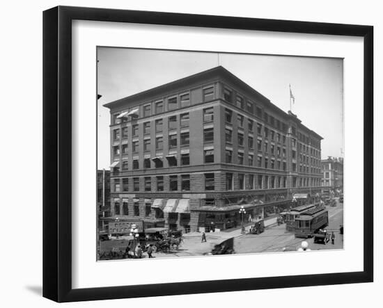 Colman Building, Seattle, 1916-Ashael Curtis-Framed Giclee Print