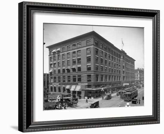 Colman Building, Seattle, 1916-Ashael Curtis-Framed Giclee Print