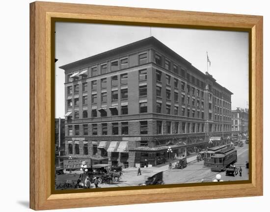 Colman Building, Seattle, 1916-Ashael Curtis-Framed Premier Image Canvas