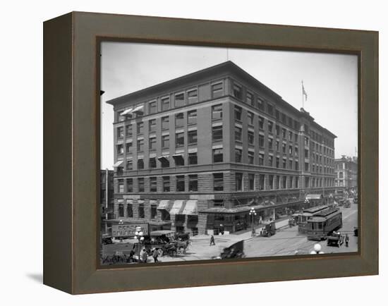 Colman Building, Seattle, 1916-Ashael Curtis-Framed Premier Image Canvas