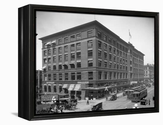 Colman Building, Seattle, 1916-Ashael Curtis-Framed Premier Image Canvas