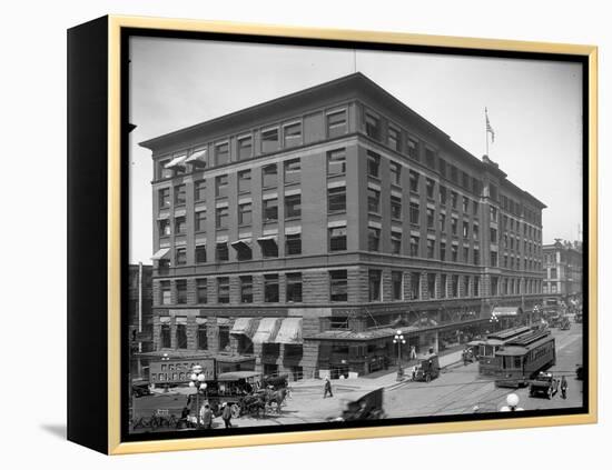 Colman Building, Seattle, 1916-Ashael Curtis-Framed Premier Image Canvas