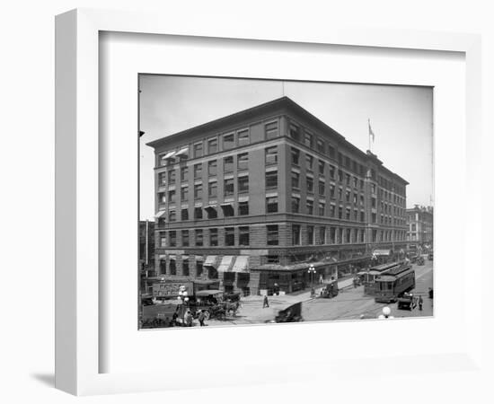 Colman Building, Seattle, 1916-Ashael Curtis-Framed Giclee Print