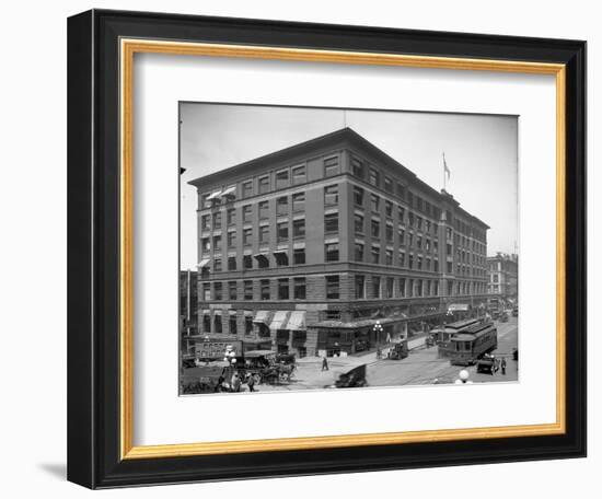 Colman Building, Seattle, 1916-Ashael Curtis-Framed Giclee Print