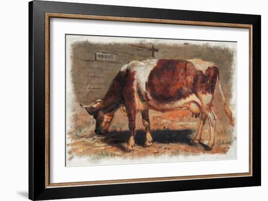 Colman Color Study of Cows I-Samuel Colman-Framed Art Print