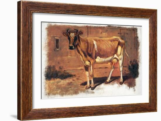 Colman Color Study of Cows II-Samuel Colman-Framed Art Print