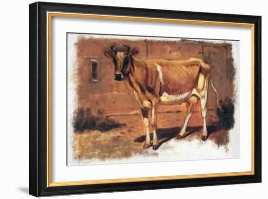 Colman Color Study of Cows II-Samuel Colman-Framed Art Print