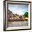 Colmar, Petit Venice, Bridge, Bike and Traditional Houses. Alsace, France.-stevanzz-Framed Photographic Print