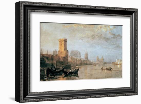 Cologne, 1817-J M W Turner-Framed Giclee Print