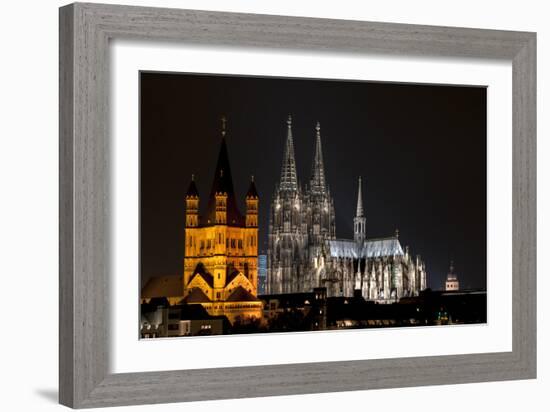 Cologne Cathedral 2-Charles Bowman-Framed Photographic Print