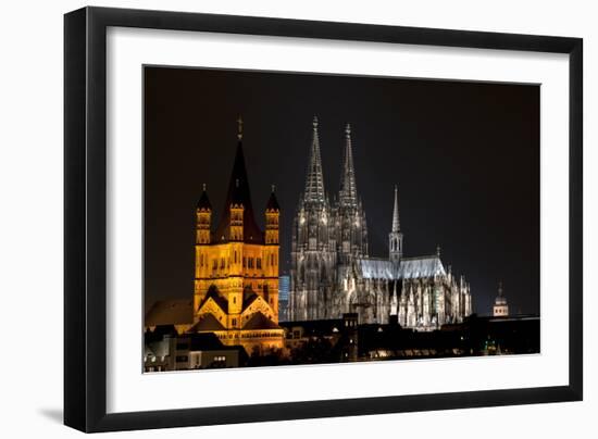 Cologne Cathedral 2-Charles Bowman-Framed Photographic Print