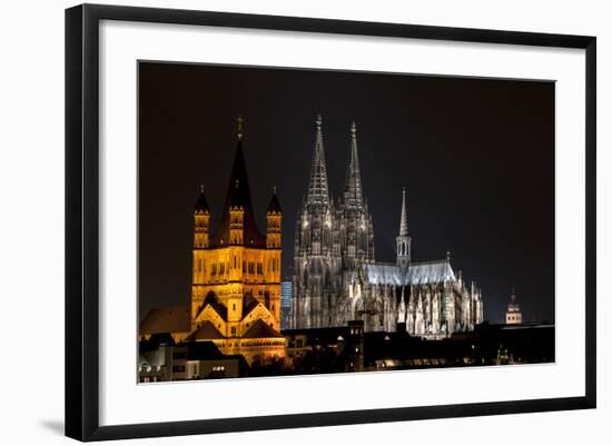 Cologne Cathedral 2-Charles Bowman-Framed Photographic Print