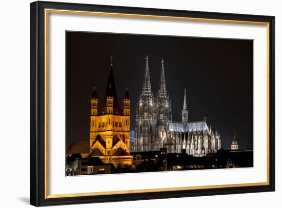 Cologne Cathedral 2-Charles Bowman-Framed Photographic Print