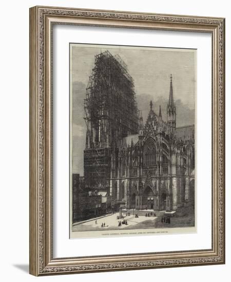 Cologne Cathedral, Recently Finished after Six Centuries-null-Framed Giclee Print