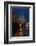 Cologne Cathedral, UNESCO World Heritage Site, and Hohenzollern Bridge at Dusk-Charles Bowman-Framed Photographic Print