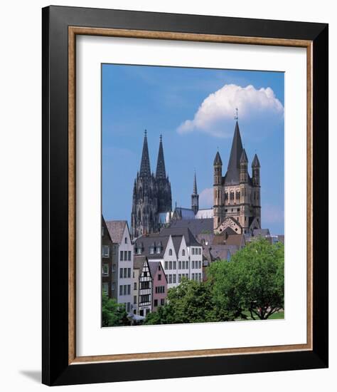 Cologne Cathedral-null-Framed Art Print