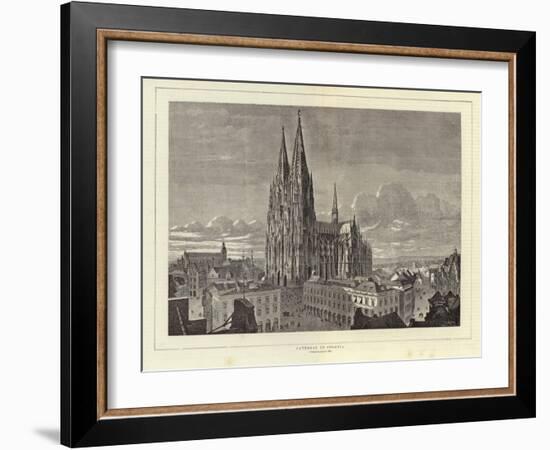 Cologne Cathedral-null-Framed Giclee Print