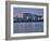 Cologne, Crane Houses on the Rhine, Dusk, Illuminated-Marc Gilsdorf-Framed Photographic Print