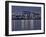 Cologne, Crane Houses on the Rhine, Dusk, Illuminated-Marc Gilsdorf-Framed Photographic Print