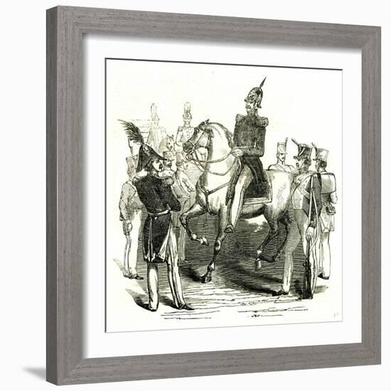 Cologne Köln Government Troops Municipal Guard 1846-null-Framed Giclee Print
