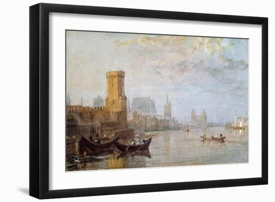 Cologne on the Rhine-J. M. W. Turner-Framed Giclee Print