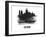 Cologne Skyline Brush Stroke - Black II-NaxArt-Framed Art Print