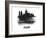 Cologne Skyline Brush Stroke - Black II-NaxArt-Framed Art Print