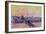 Cologne Skyline with Deutz Bridge and Rhine II-Markus Bleichner-Framed Art Print