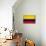 Colombia Flag Design with Wood Patterning - Flags of the World Series-Philippe Hugonnard-Mounted Art Print displayed on a wall