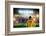 Colombia Football Player Holding Ball against Stadium Full of Colombia Football Fans-Wavebreak Media Ltd-Framed Photographic Print