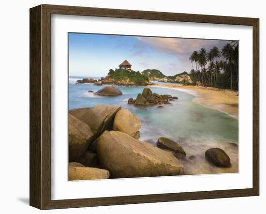 Colombia, Magdalena, Park Nacional Natural Tayrona, El Cabo, Beach-Jane Sweeney-Framed Photographic Print