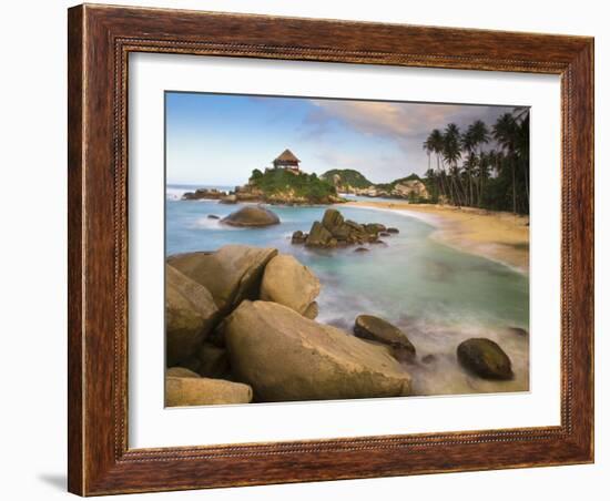 Colombia, Magdalena, Park Nacional Natural Tayrona, El Cabo, Beach-Jane Sweeney-Framed Photographic Print